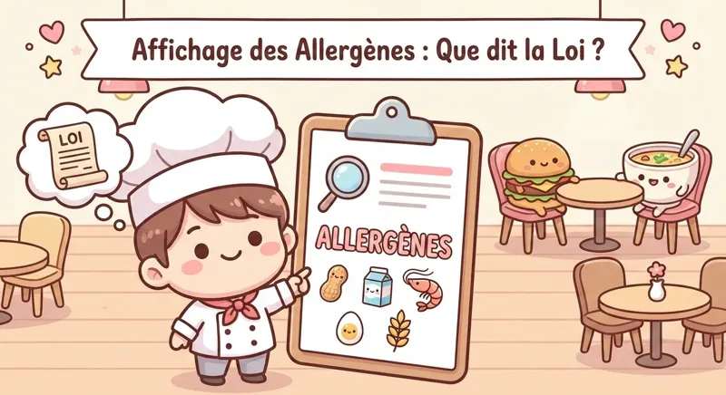 Affichage des allergènes en restaurant : que dit la loi ?