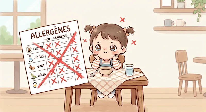 5 erreurs courantes sur les tableaux d'allergènes en restaurant