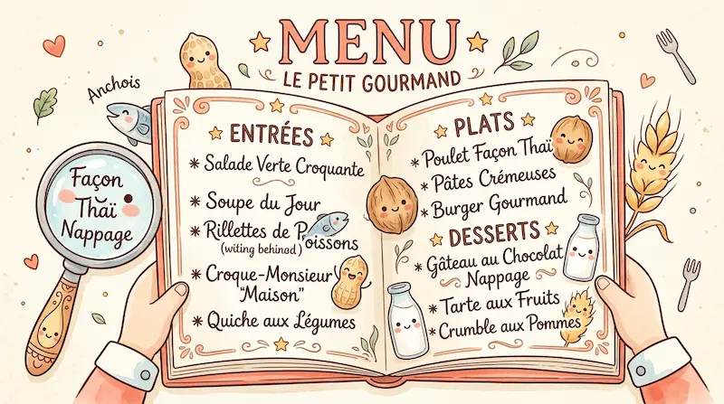 Décrypter un menu : les mots qui doivent alerter (« maison », « façon thaï », « nappage »…)