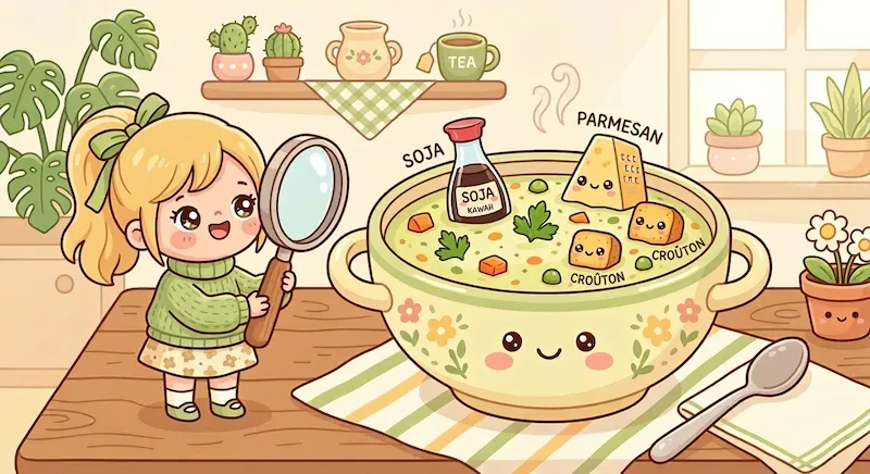 Ingrédients allergènes cachés dans les sauces et condiments d'un plat de restaurant