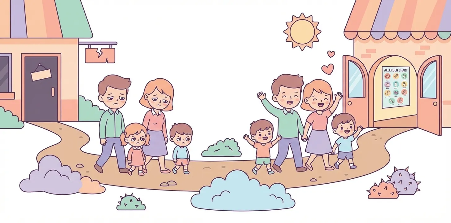 Le parcours d'une famille allergique