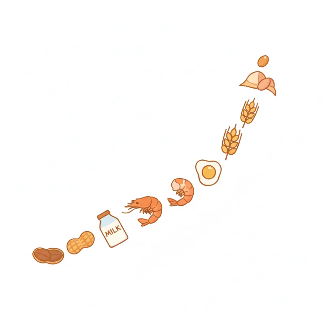 Courbe ascendante des allergies alimentaires